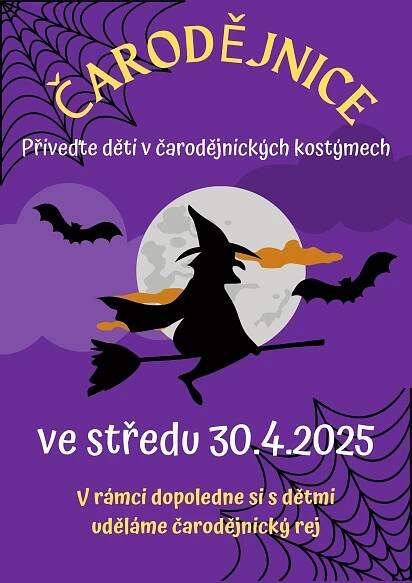 Čarodějnice - Mateřská škola Vestec