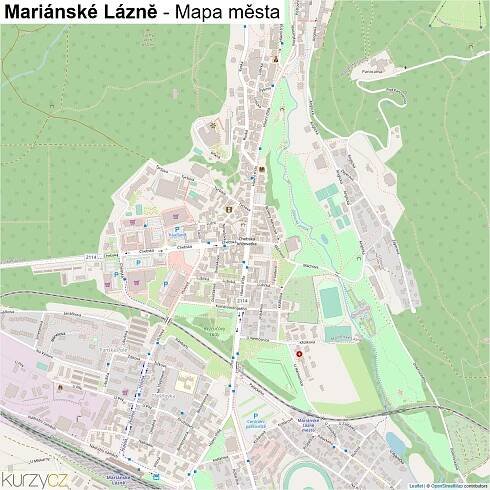 Mariánské Lázně - mapy | Kurzy.cz