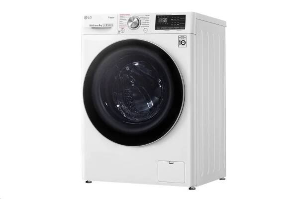 LG Parní pračka LG | 9 kg | A | 1400 ot./min | AI DD™ | TurboWash™|Bílá, FA49V5VW1W