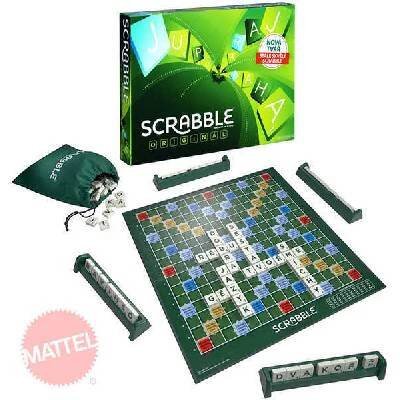 MATTEL Hra SCRABBLE české ORIGINÁL * SPOLEČENSKÉ HRY * - Hračky Ňuff.cz