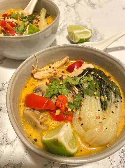 Coconut Lemongrass Chicken Soup — American -ish