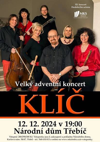 KLÍČ "Velký adventní koncert" - TřebíčLive.cz - Akce v Třebíči a okolí