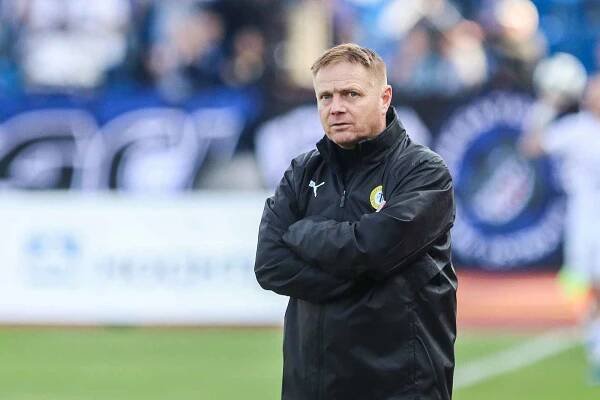 Utkání 27. kola první fotbalové ligy: FC Baník Ostrava - FK Teplice, 7. dubna 2019 v Ostravě. Na snímku trenér Teplic Stanislav Hejkal.