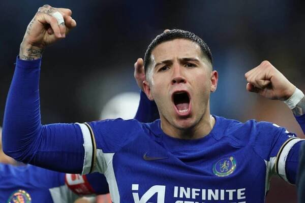 Enzo Fernandez and the goal celebration that said it all
