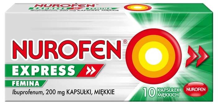 Nurofen Express Femina Soft kapsle 10 kusů