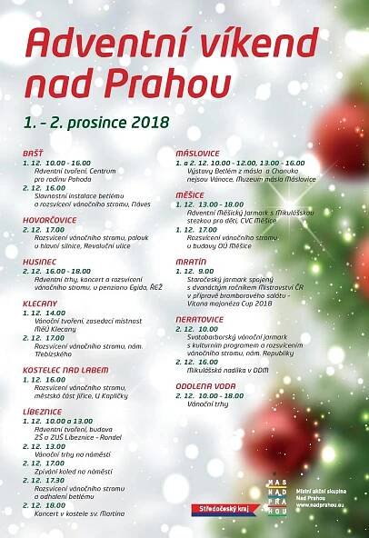 Adventní víkend nad Prahou: Mratín
