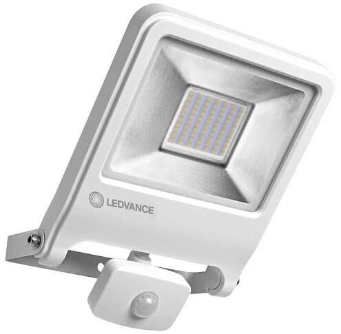 Reflektor LED 50W 4500lm 3000K IP44 Bílý s čidlem pohybu LEDVANCE Floodlight Endura