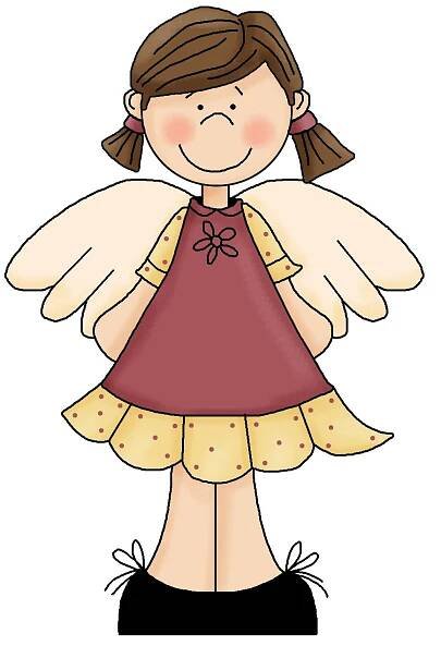 Angel Clip Art | Angel clipart, Clip art, Angel art