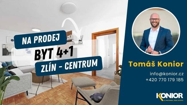 Byt 4+1 v centru Zlína