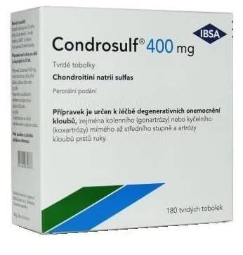 Condrosulf 400 180 tvrdých tobolek