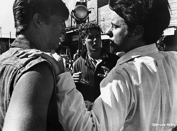 Poslední představení - Z natáčení - Jeff Bridges, Timothy Bottoms, Peter Bogdanovich