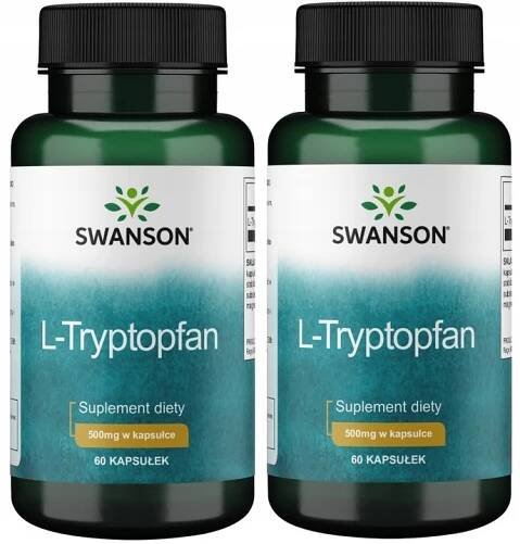 Swanson L-Tryptofan 500 mg 120kapslí. Antidepresivum Serotonin Změny nálady