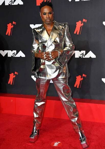 Billy Porter arrives at the 2021 MTV Video Music Awards
