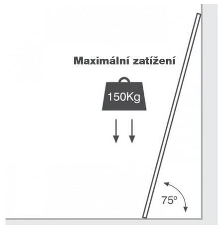 Teleskopický žebřík G21 GA-TZ16-5M štafle/žebřík