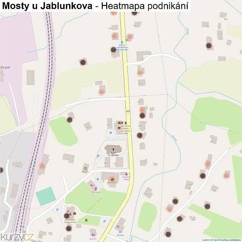 Mosty u Jablunkova - mapy | Kurzy.cz