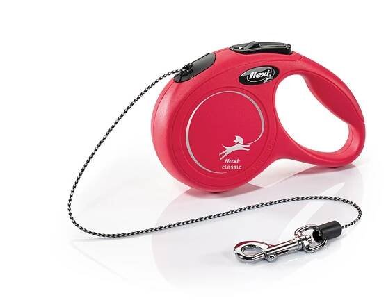 flexi Classic XS lanko 3m/8kg červená