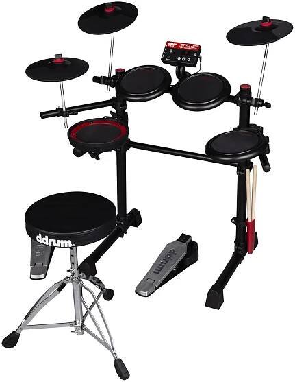 Elektronické bicí soupravy: DDRUM E-Flex Red Elektronická bicí sada - 1