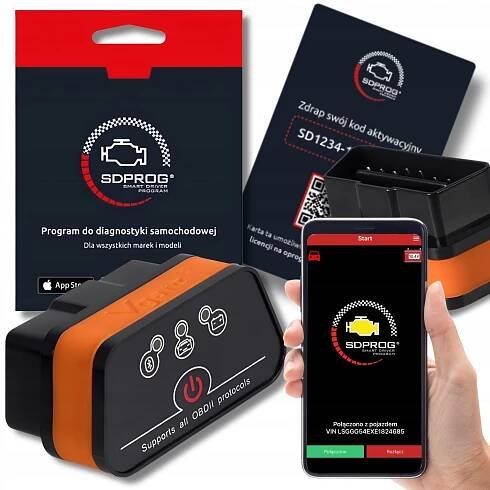 DIAGNOSTICKÉ ROZHRANÍ VGATE ICAR2 A POLSKÝ PROGRAM SDPROG ELM327 OBD2 PL