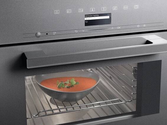 Miele - DG 7140 Nerez CleanSteel – Parní trouby a konvektomaty
