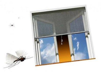 Sítě do oken zabrání vniknutí hmyzu do bytu