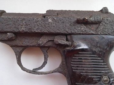 Pistole Walther P 38, nefunkční torzo  - Vojenské sběratelské předměty