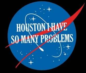 Obrázek 2 produktu Pánské tričko NASA Houstone mám spoustu problémů