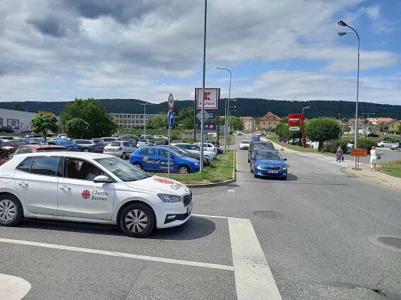 Pozemek, o který má Kaufland zájem.