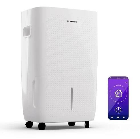 Klarstein Odvlhčovač vzduchu, DryFy Connect 60, WiFi, Kompresní, 60l/d, 45-55m2