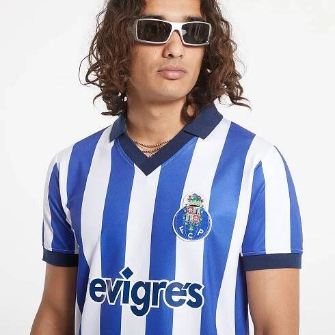 Dresy COPA FC Porto 2002 Retro Football Shirt UNISEX White/ Blue