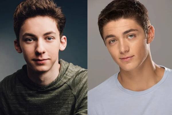 Andrew Barth Feldman and Asher Angel