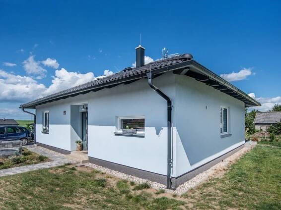 Nízkoenergetická dřevostavba, bungalov 4+1 
