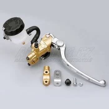 Brzda pro motocykl Nissin Brake Kogyo - Japonsko Nissin radiální pumpa MCBR19 barva: pumpa zlatá / páčka stříbrná