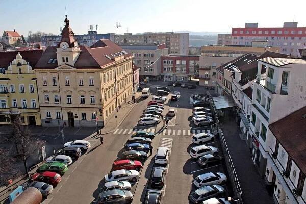 Masarykovo náměstí v Benešově.