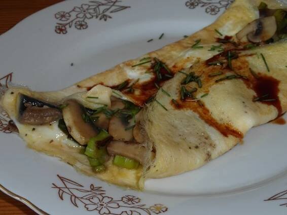 Houbová omeleta - Blog Paleo Doupě