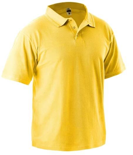 CXS polokošile MICHAEL, pánská, krátký rukáv, žlutá vel. 3XL