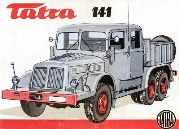 Tatra 141, odvozený tahač těžkých přívěsů do hmotnosti 100 tun 