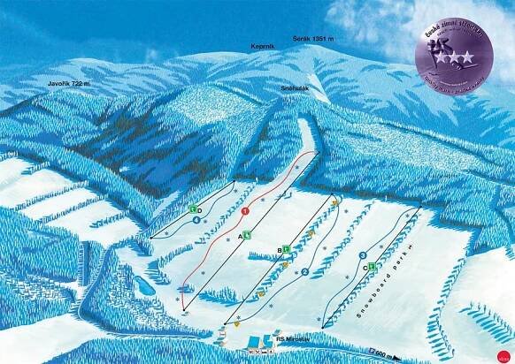 Ski areál Miroslav - Lipová Lázně