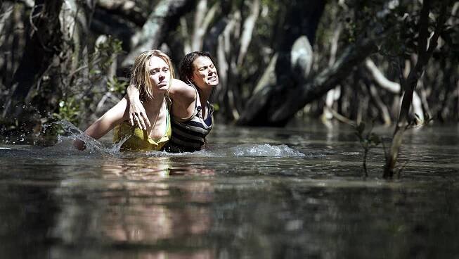 Diana Glenn and Maeve Dermody in 'Black Water' (2007)