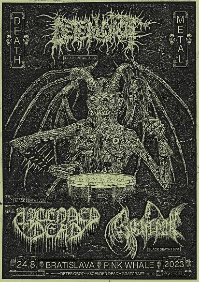 Deteriorot / Ascended Dead / Goatcraft v Bratislave - Bes Webzine