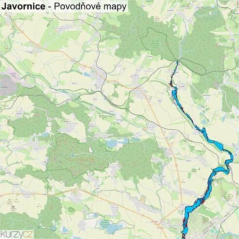 Javornice - mapy | Kurzy.cz