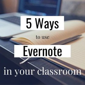 Five Creative Ways to use Evernote in the Classroom to Support Educational Content