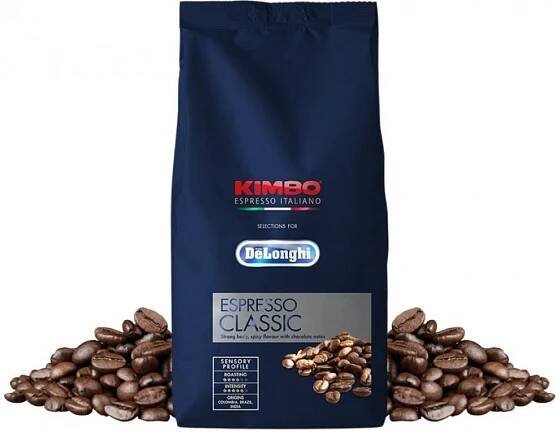 DeLonghi Kimbo Espresso Classic Zrnková káva 1 kg ⇒ 385 Kč - Kimbo zrnková káva
