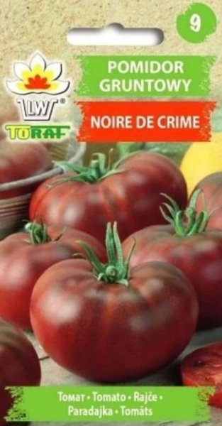 Rajče tyčkové, tmavě hnědé - Noire de crimée (semena)