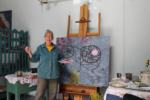 self portrait in studio 2020