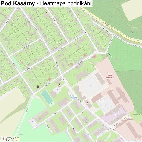 Pod Kasárny - mapy | Kurzy.cz