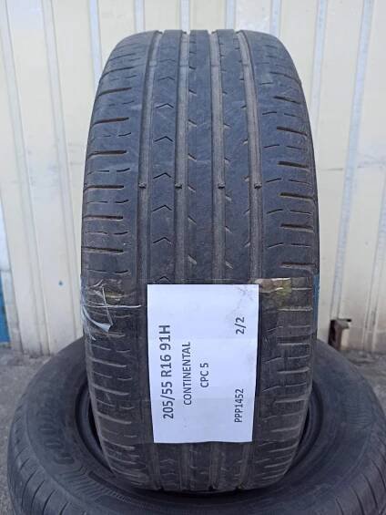 Letní pneu Continental Conti Prem. Contact 5 205/55 R16 91H 4,5mm 2ks - Pneumatiky