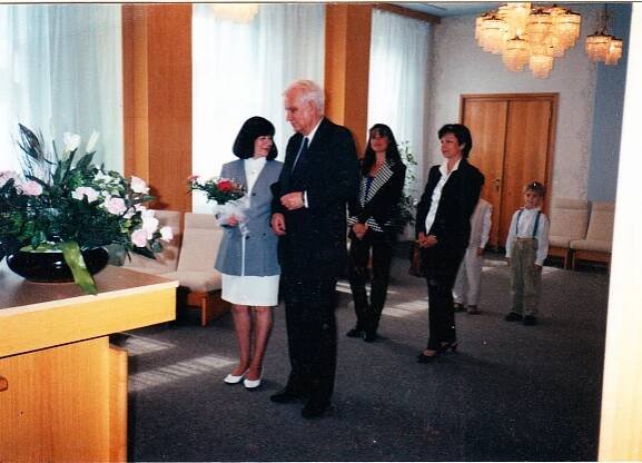 Svatba s Janem Rottem 1998