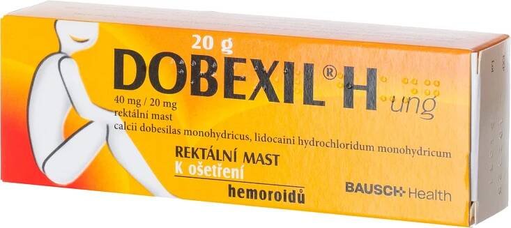 Dobexil H UNG 40 mg/20 mg rektální mast 20 g