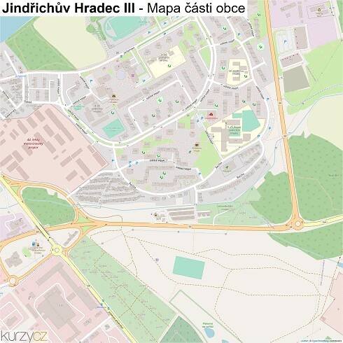 Jindřichův Hradec III - mapy | Kurzy.cz