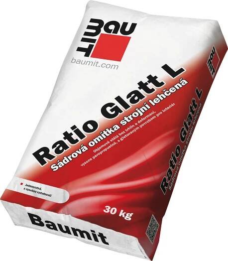 Sádrová lehčená omítka Baumit Ratio Glatt L (30 kg) od 351 Kč - Heureka.cz